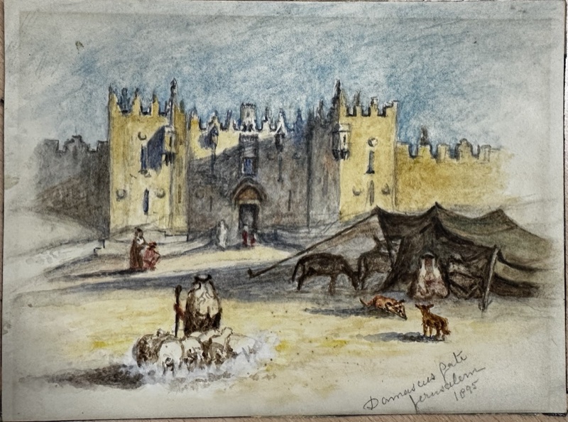 Henrietta Pilkington, Damascus Gate, Jerusalem, 1895