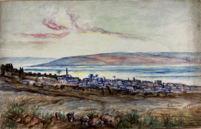 Henrietta Pilkington, Tiberias 1895, Twilight