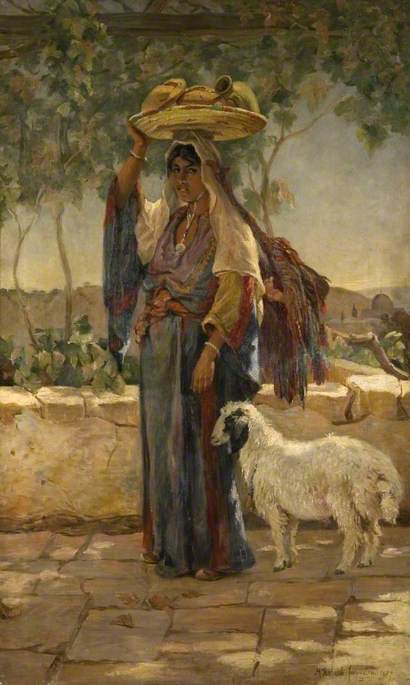 Margaret Thomas, A Woman of Siloam, Carrying Her Baby
